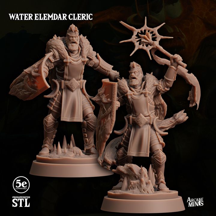 Water Elemdar Cleric