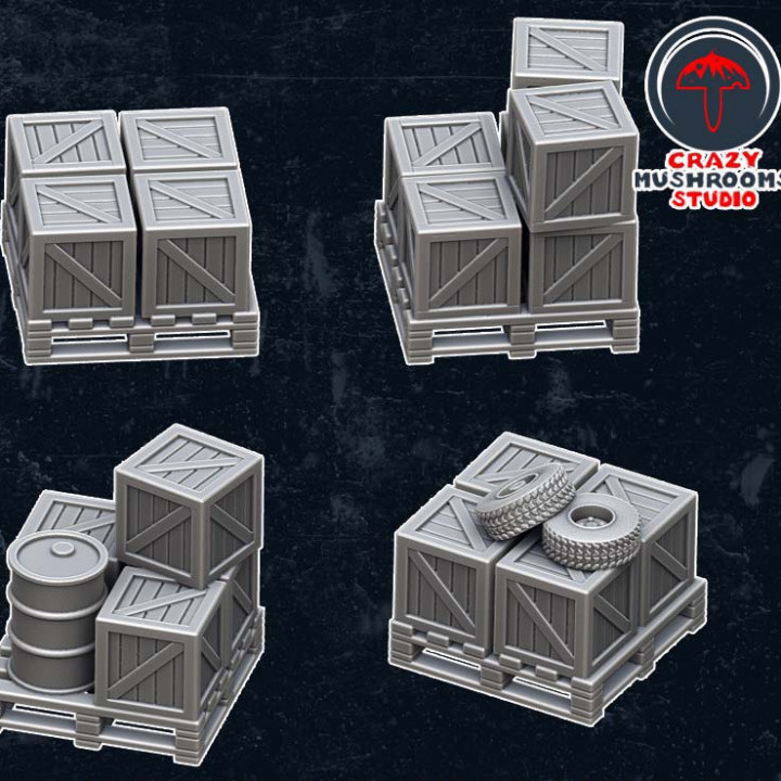 Crate scenery pack