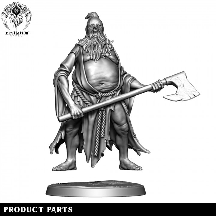 3D Printable Cultist Bruisers x 2 by Bestiarum Miniatures