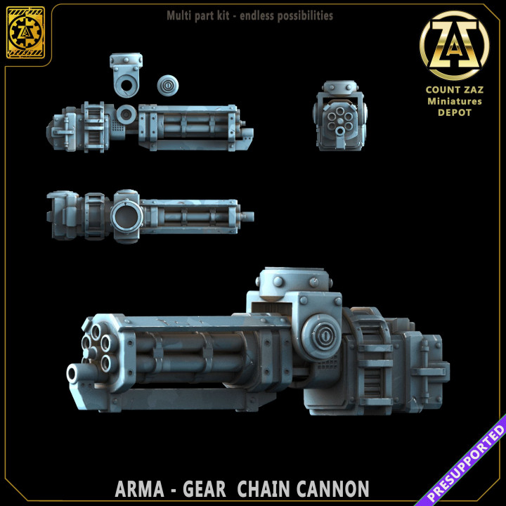 ARMOUR -GEAR - GATLING CANNON image