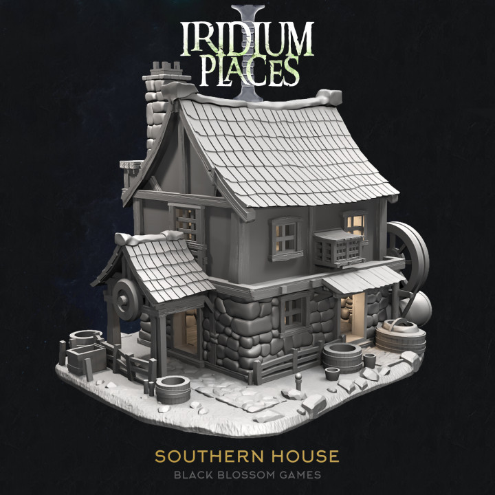 IDP01S04 Southern House :: Iridium Places 1 :: Black Blossom Games image