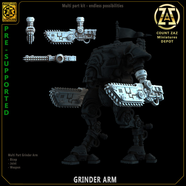 GRINDER - ARM ( ARMA-GEAR WEAPON SYSTEM ) image