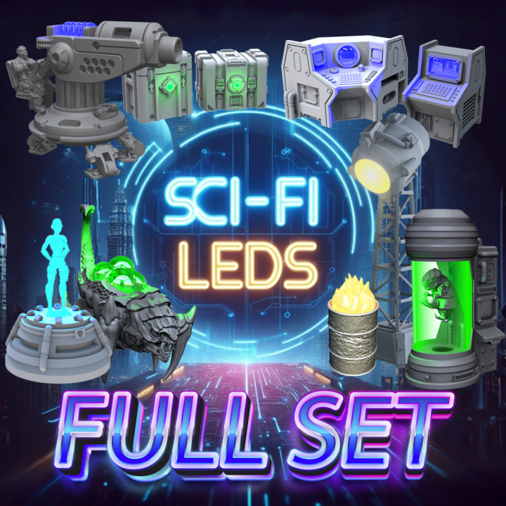 Sci-fi LEDS Vol. 1 - Full Set's Cover