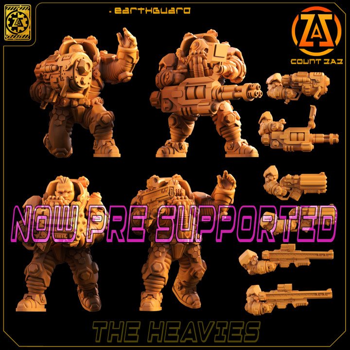 THE HEAVIES 'CLADE Heavy Weapons Squad) image