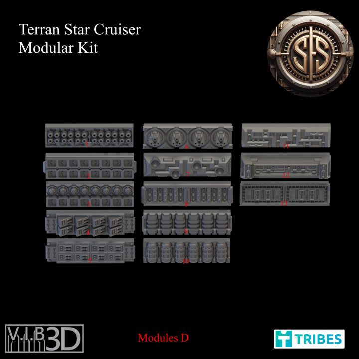 Terran Star Cruiser Modular Kit image