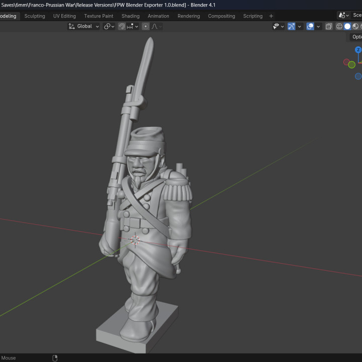 Franco-Prussian War Part 1 Blender Files FPW-1 image
