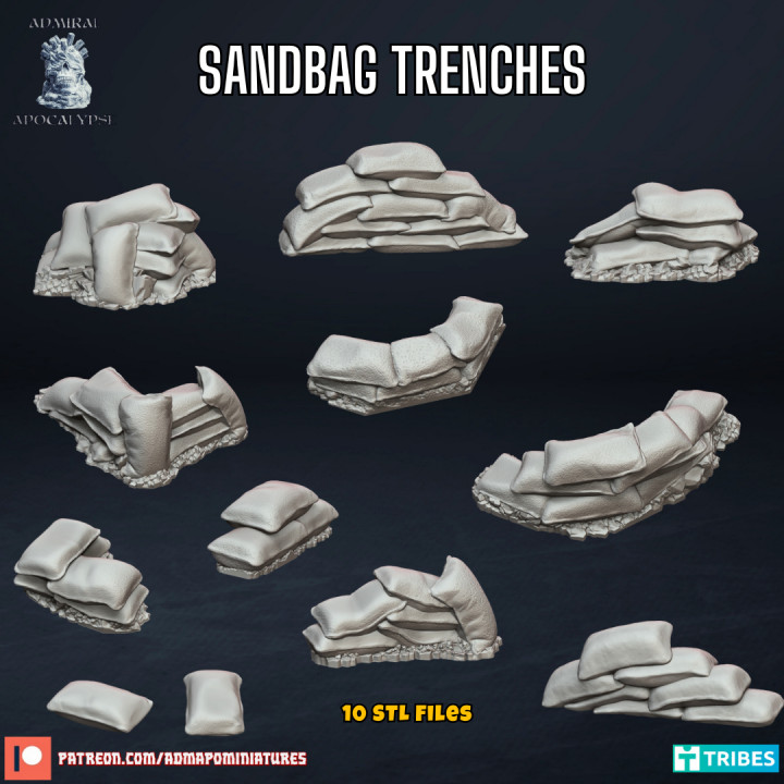 Sandbag Trenches (Pre-supported) image