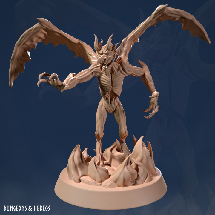 Fire Mephit - Mephit Monster - Elemental Mephit Monster - Monster - Monster Mephit image