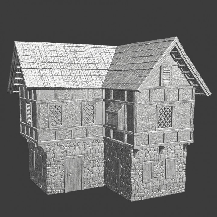 Large medieval house - Wargaming Terrain