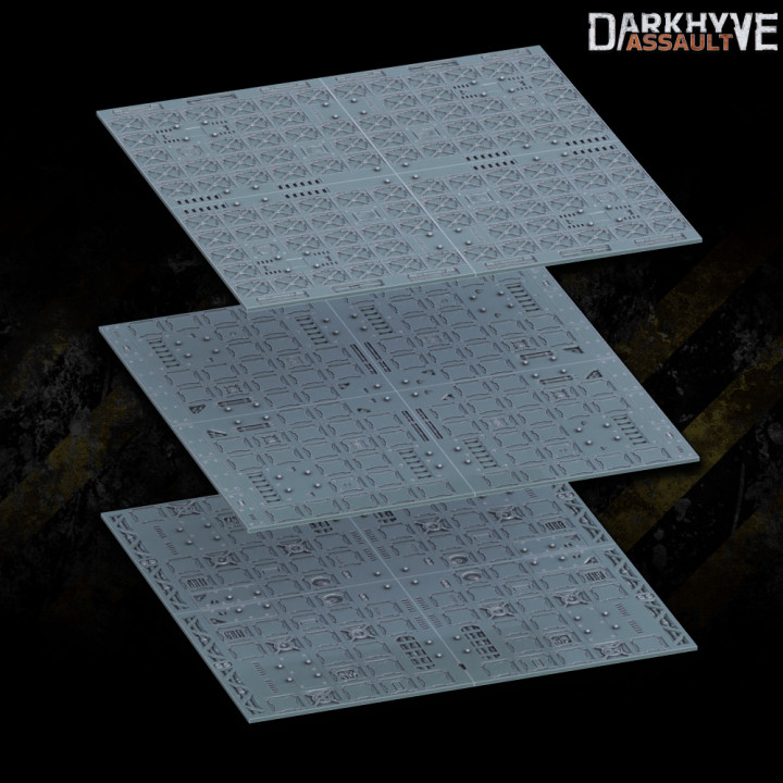 DarkHyve Assault - 6 inch Tiles Kit image