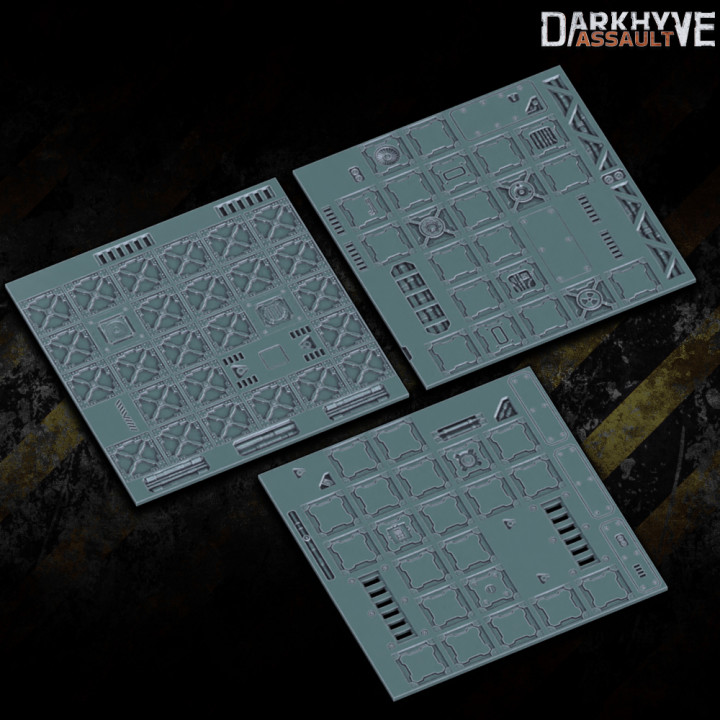 DarkHyve Assault - 6 inch Tiles Kit image