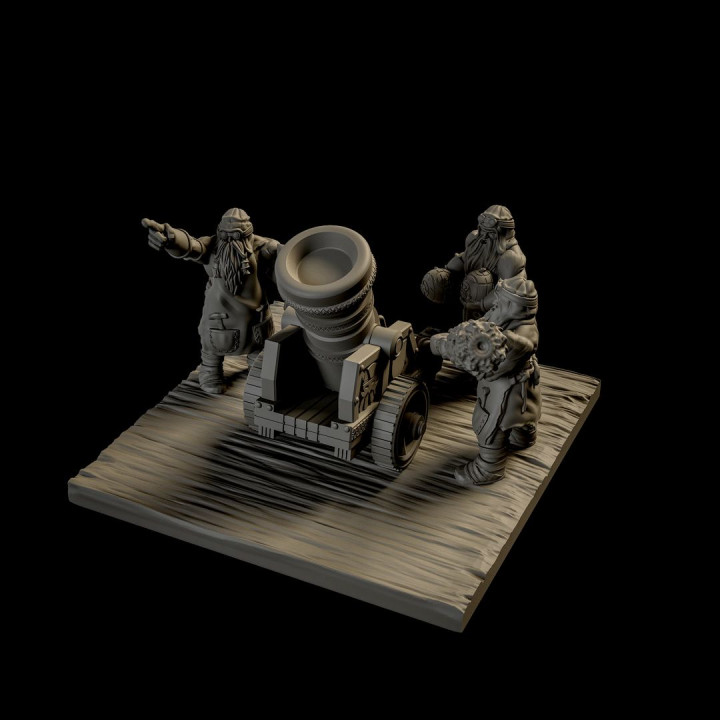 Dwarven Mortar Team