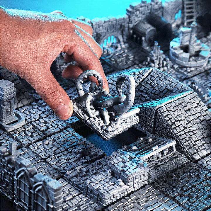 3D Printable Death x Tiles - Complete Dungeon Set (Supportless) by ...