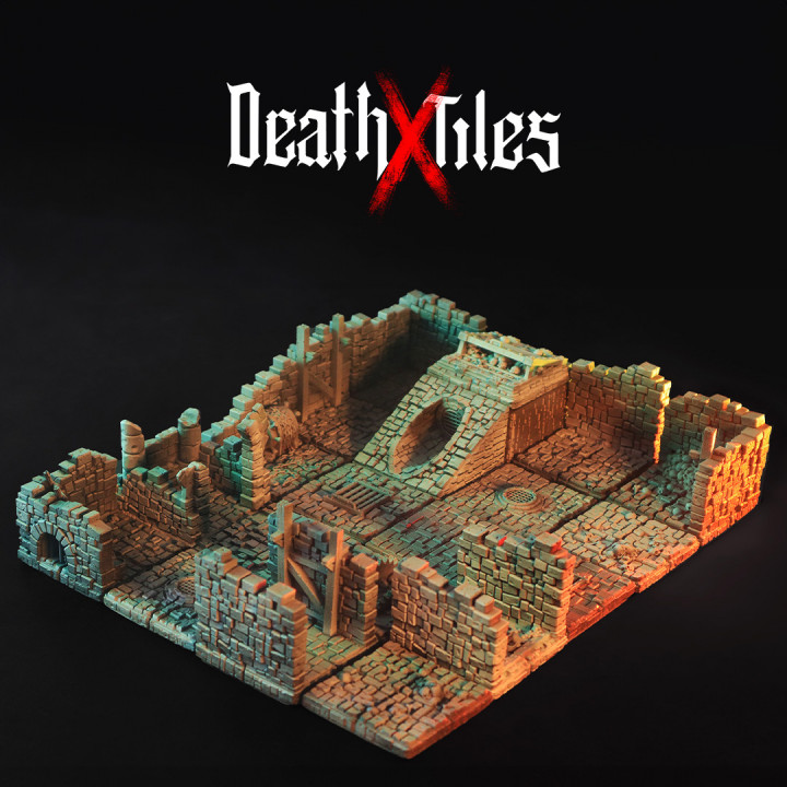 3D Printable Death x Tiles - Complete Dungeon Set (Supportless) by ...