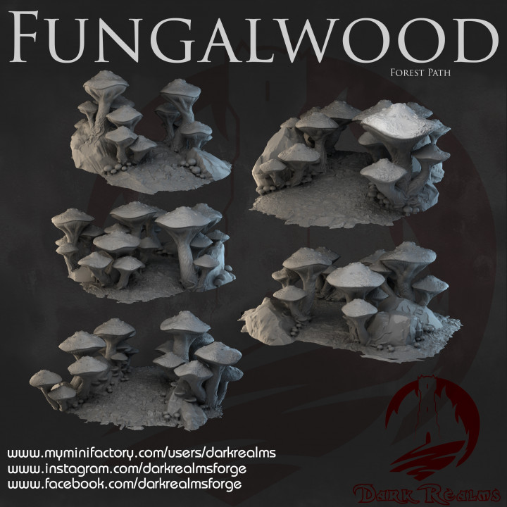 Dark Realms - Fungalwood - Forest Paths