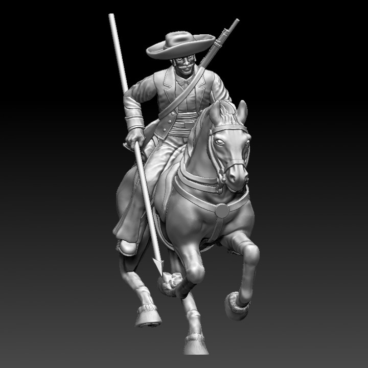 Mexican irregular cavalry 1862-1867