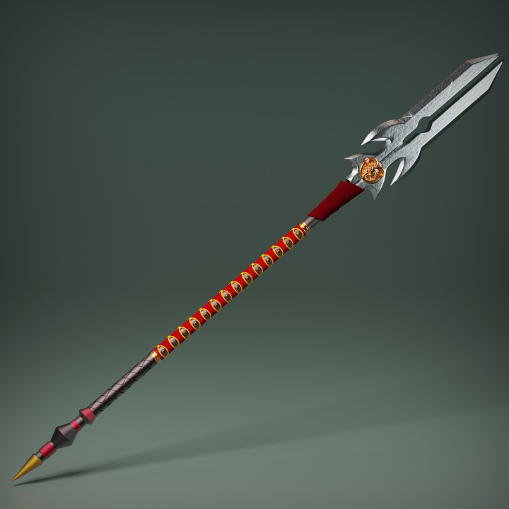 Kagutsuchi Spear - Real-size and tabletop prop image