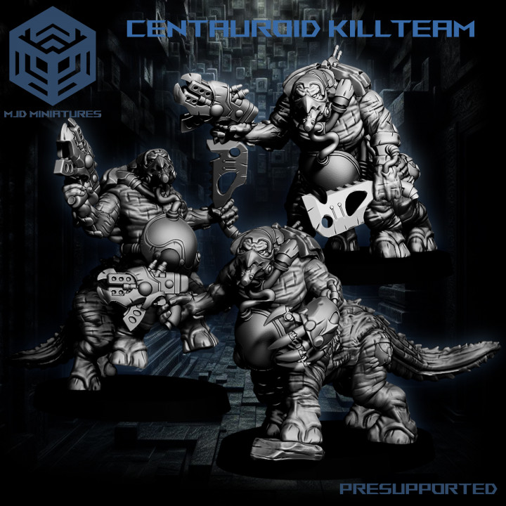 [PRESUPPORTED] Centauroid killteam - modular kit image