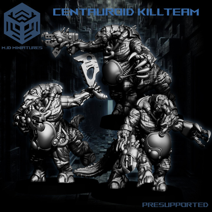 [PRESUPPORTED] Centauroid killteam - modular kit image