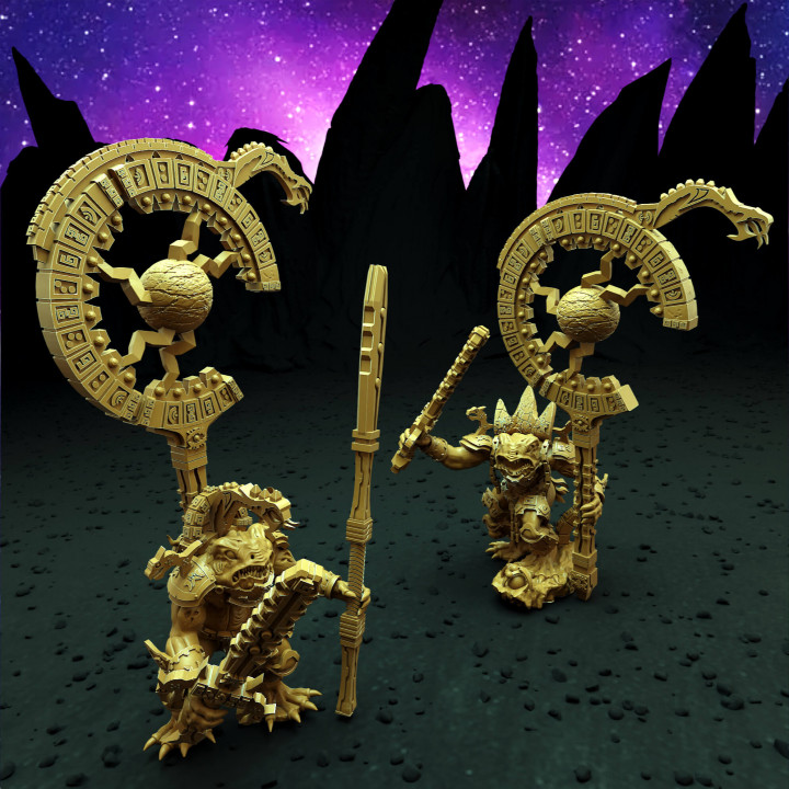 Space Lizards Star Frog Astral Banner Bearer (Multiple poses, styles and accessories) image