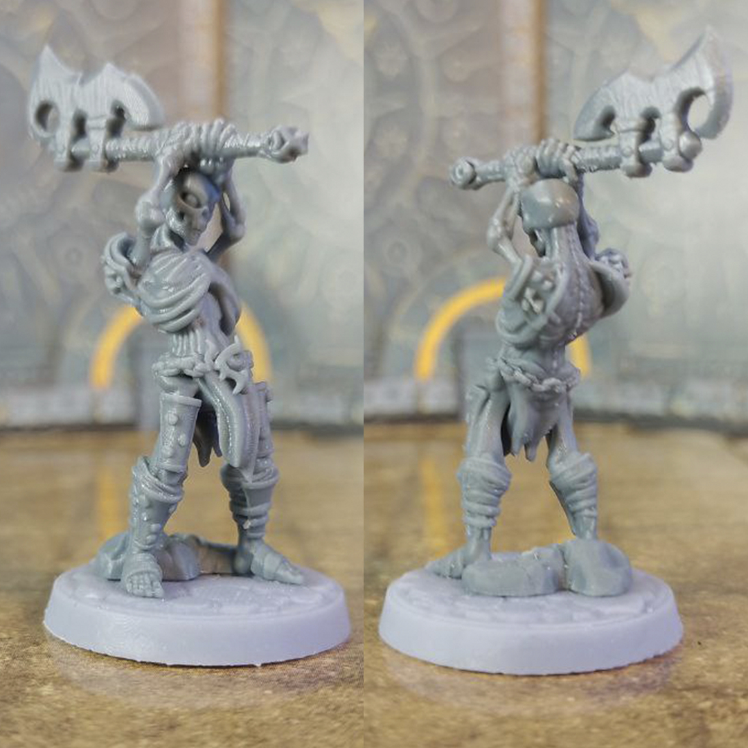 3D Printable Vecna Necromancer and Skeleton Horde by Zio