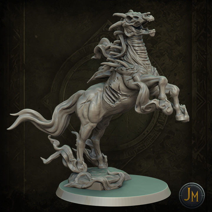 3D Printable Spectral Horse by Jandro Marquez