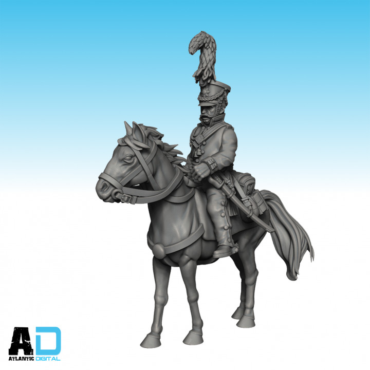 3D Printable Prussian Dragoons 1811-1813 by Wargames Atlantic