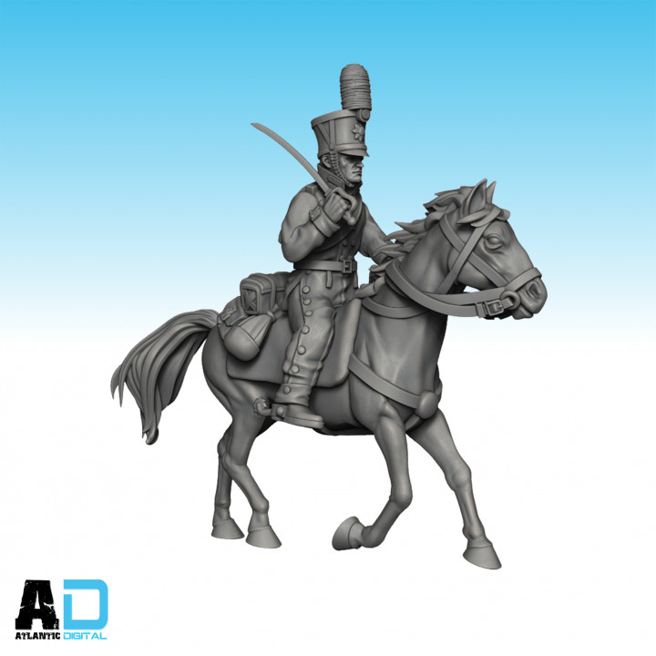 3D Printable Prussian Dragoons 1811-1813 by Wargames Atlantic