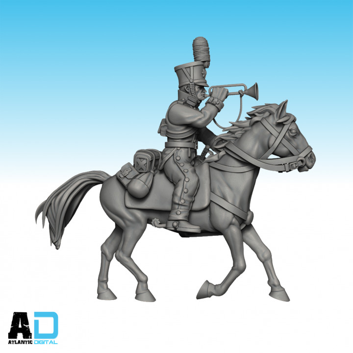 3D Printable Prussian Dragoons 1811-1813 by Wargames Atlantic