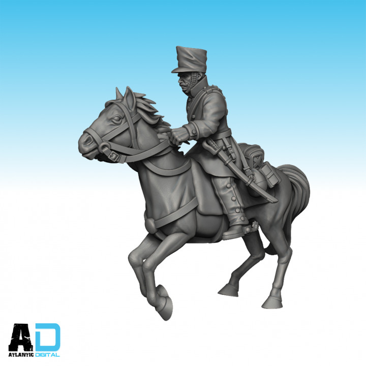 3D Printable Prussian Dragoons 1811-1813 by Wargames Atlantic