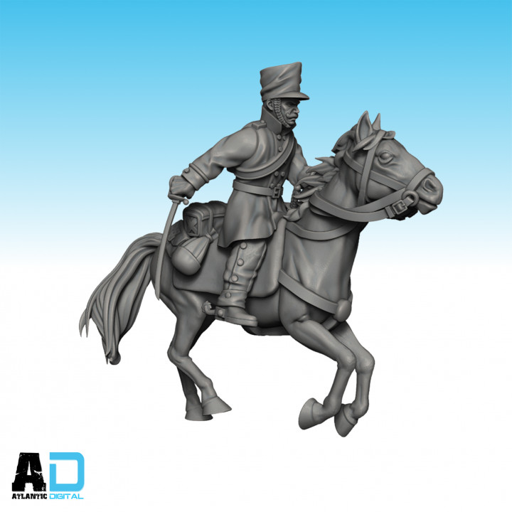 3D Printable Prussian Dragoons 1811-1813 by Wargames Atlantic
