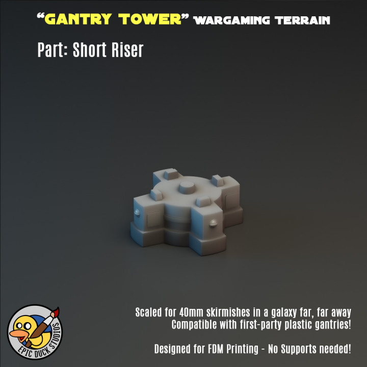 Gantry Tower - Distant Galaxy Wargaming Terrain image