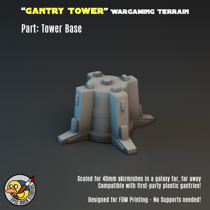 Gantry Tower - Distant Galaxy Wargaming Terrain image