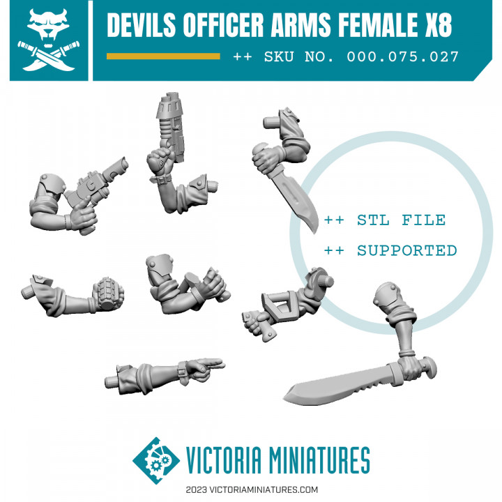 Devils Officer Arms Female x8 image
