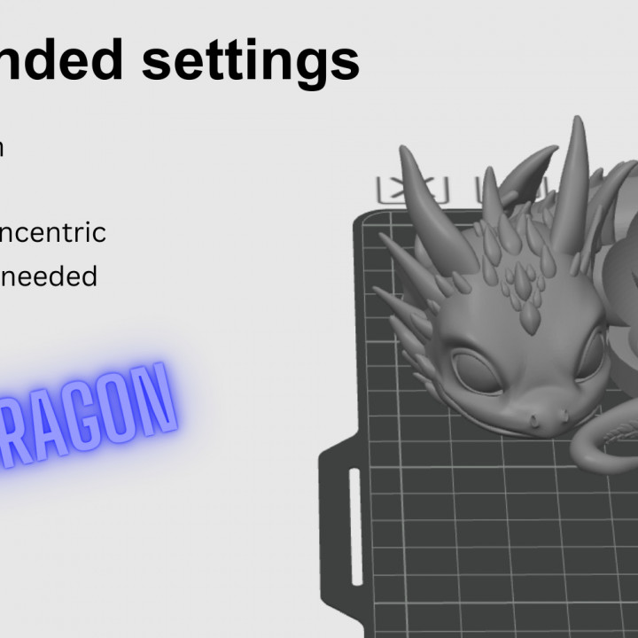 Lying baby dragon - compatible with Amazon Dot image