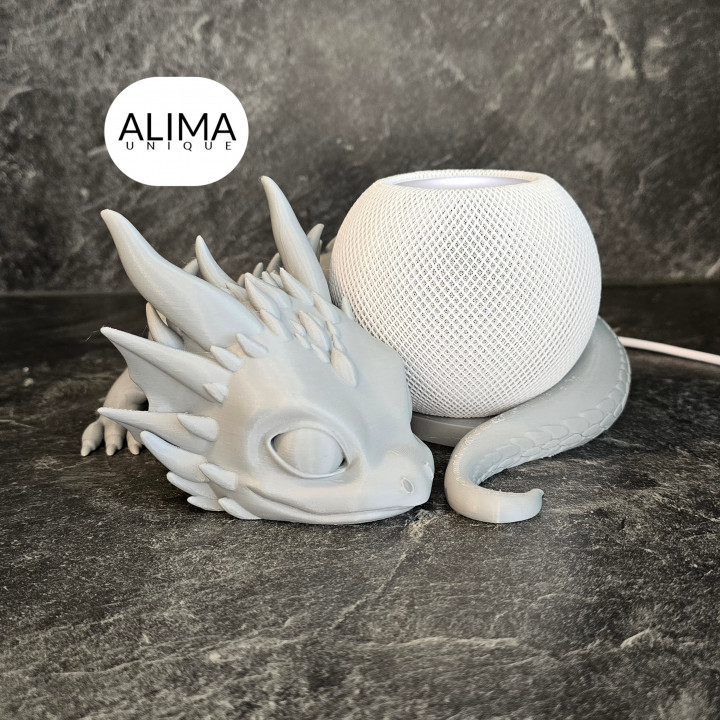 compatible HomePod mini - lying baby dragon image