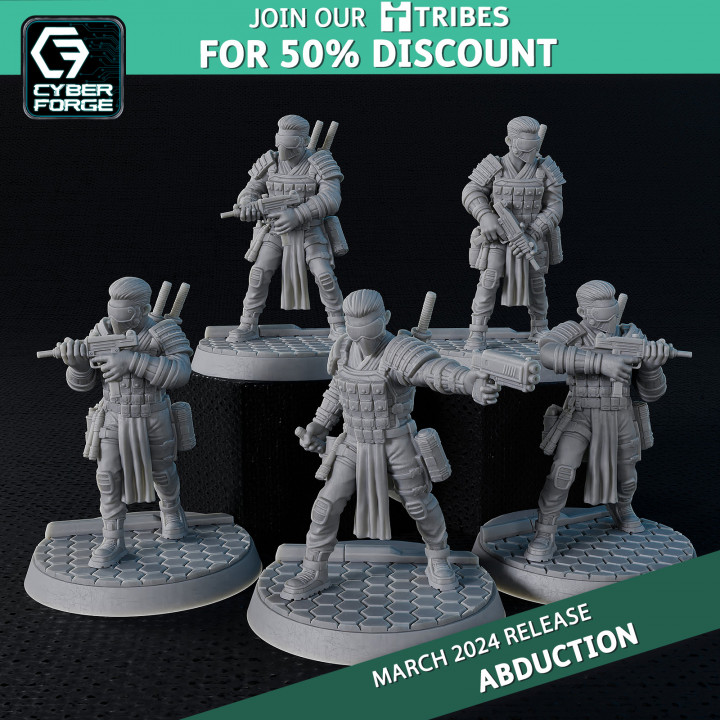 Cyber Forge Abduction Grid Runner Yakuza Goons image