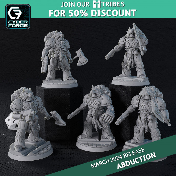 Cyber Forge Abduction Grim Realms Moon Wolves Gorefangs image