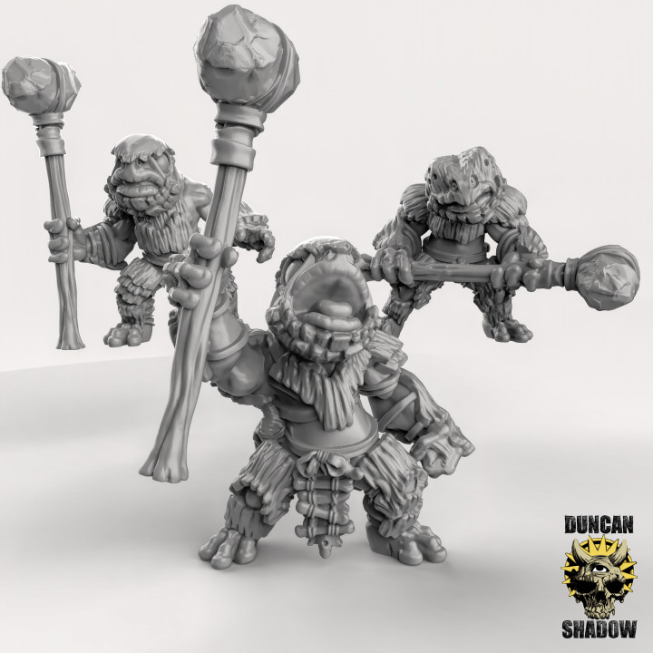 Frog Folk with Great Hammer (Pre Supported)