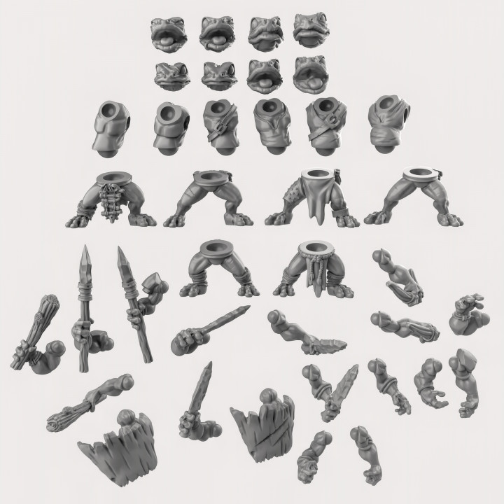 Frog Folk Multipart Kit (Pre Supported) (S)