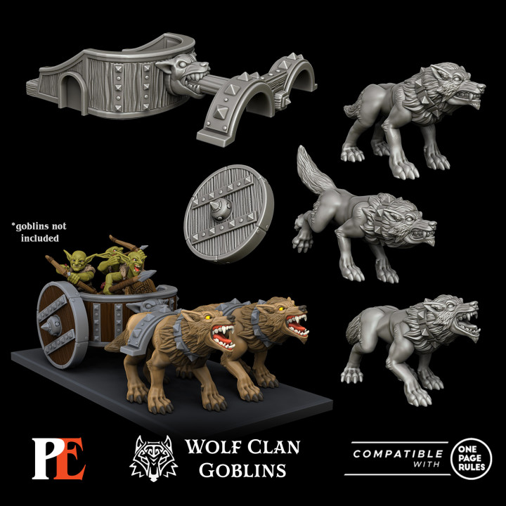 Wolf Chariot - Wolf Clan Goblins