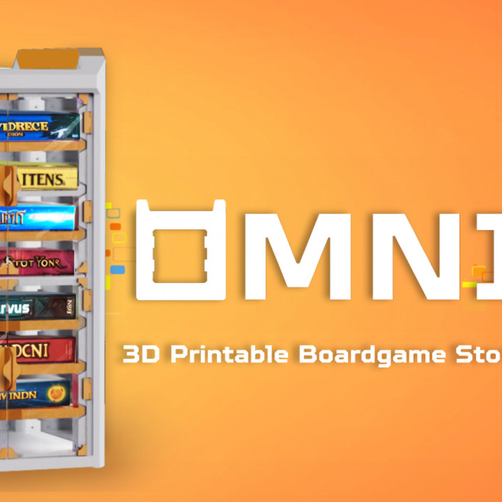 Omni 3 - Printable Board game Storage's Cover