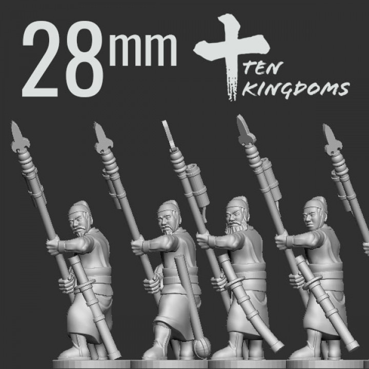 28mm Song Dynasty Firelance Foot image