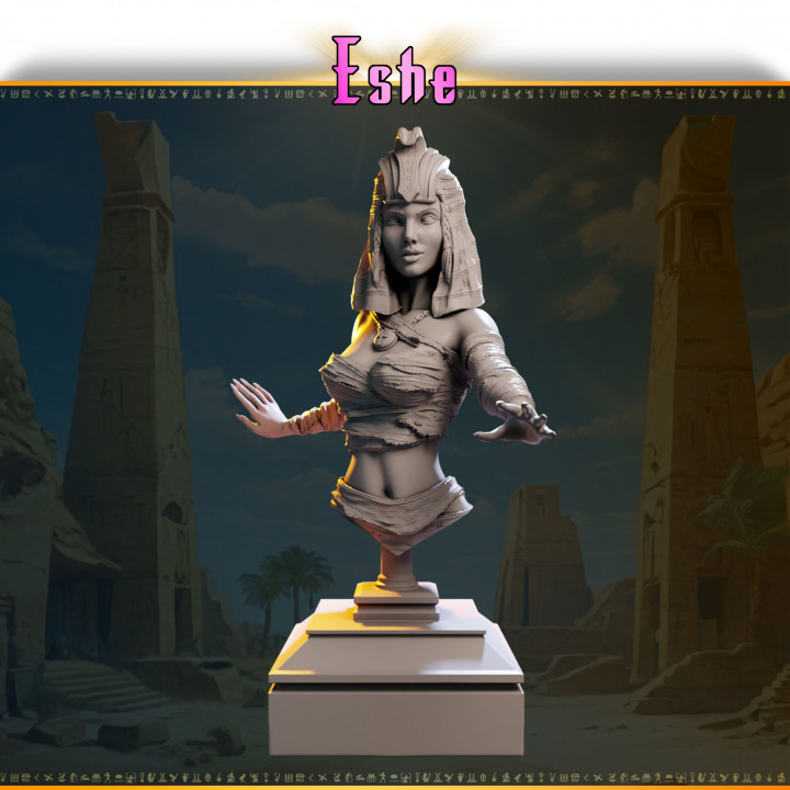 Eshe bust from Ladies of the Desert's Cover