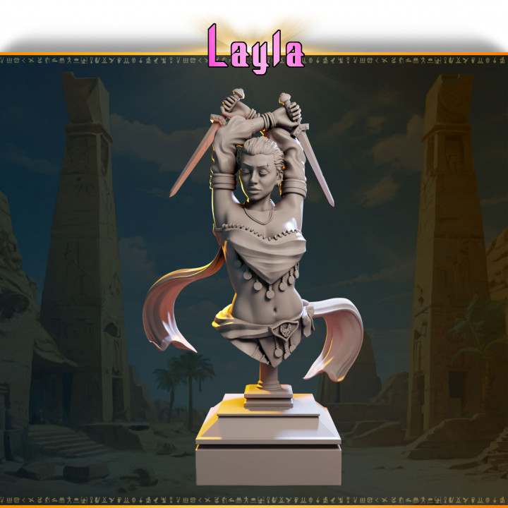 Layla bust from Ladies of the Desert