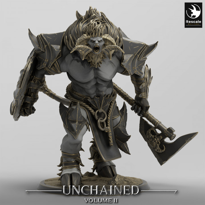 3D Printable Pack Minotaur by Rescale Miniatures