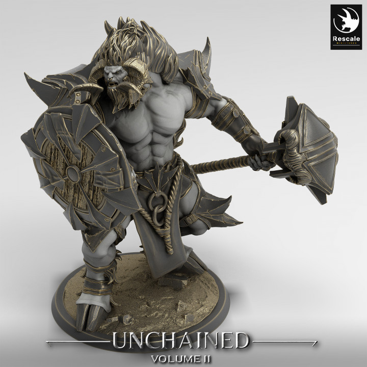 3D Printable Pack Minotaur by Rescale Miniatures