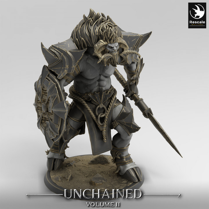 3D Printable Pack Minotaur by Rescale Miniatures