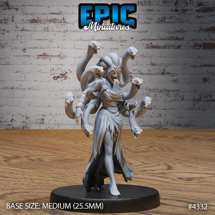 3D Printable Medusa Bipedal / Half Snake Woman / Female Lamia / Serpent ...