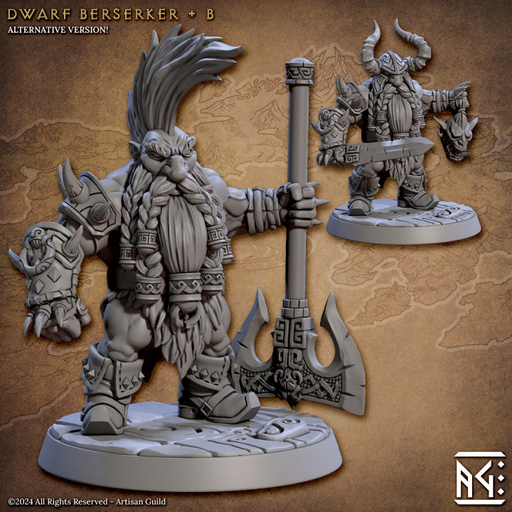 Dwarf Berserker - B (The Quest for Goldvein)